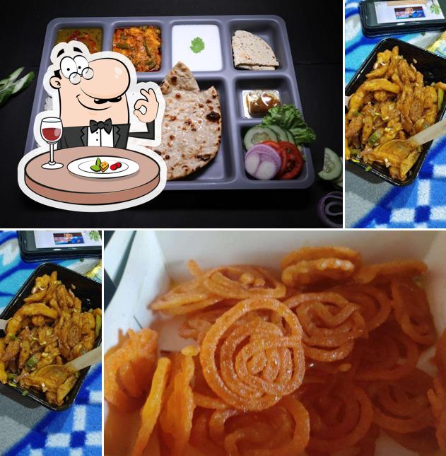 Meals at Badami's sweets and Restaurant