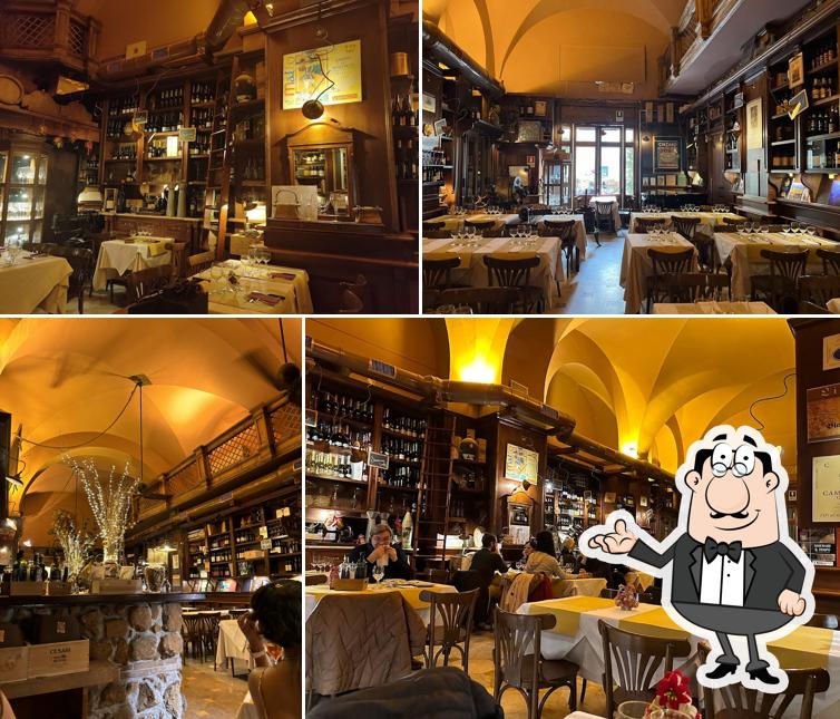 Gli interni di Enoteca e Taverna Capranica