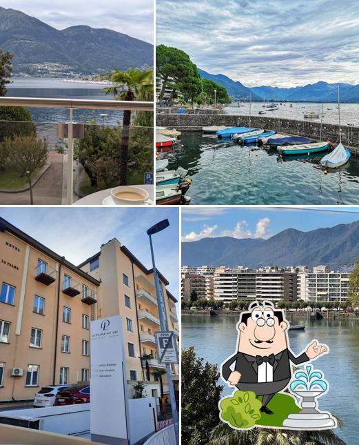 Gli esterni di Hotel La Palma au Lac