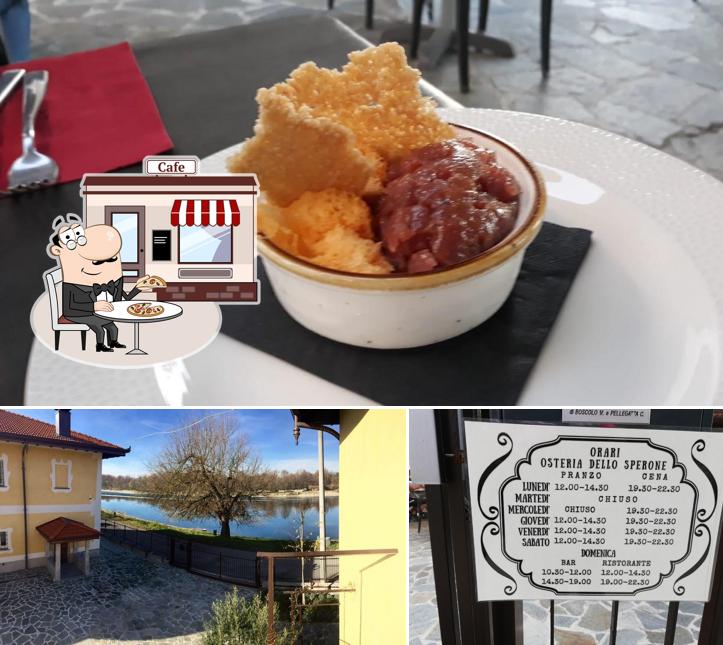 Curiosa tra gli esterni di Osteria dello Sperone e Bed & Breakfast