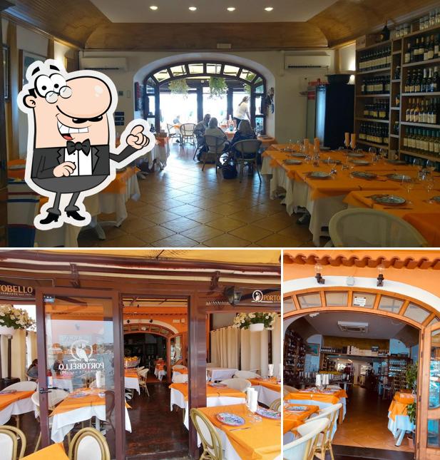Gli interni di Portobello Restaurant