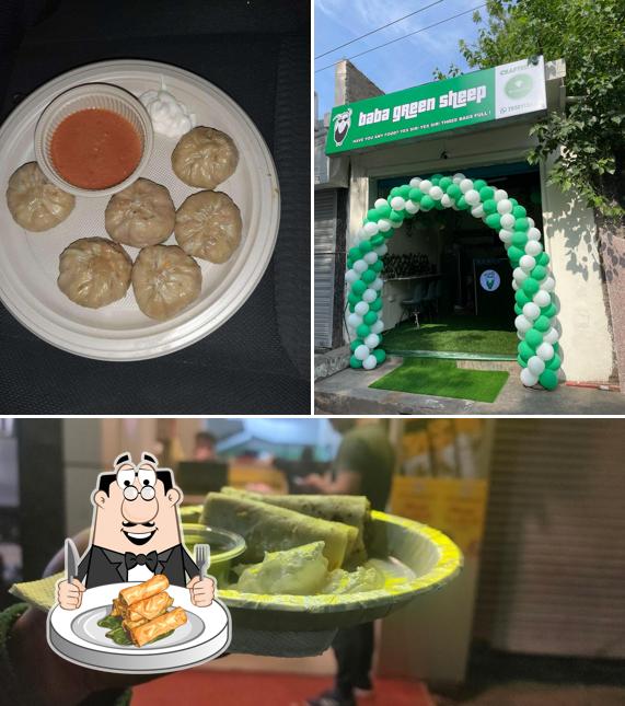 Spring rolls at baba green sheep