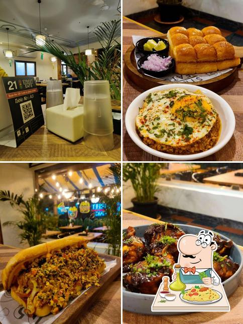 Food at 21 Street Eats