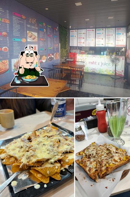 The image of 24k Cafe & Juice Bar - Best cafe in undri’s food and interior