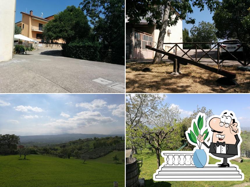 Goditi la vista dall'area esterna di Agriturismo La Macchia