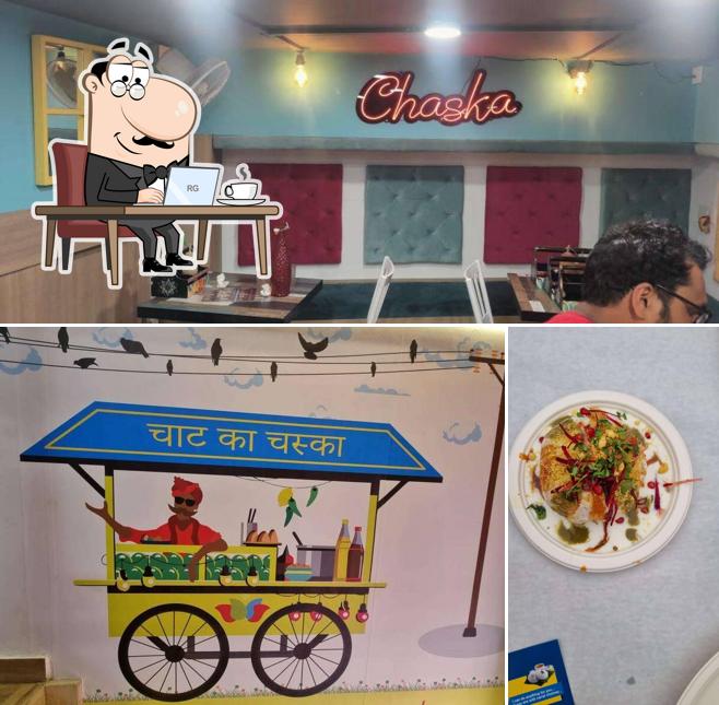 The interior of Chaat Ka Chaska