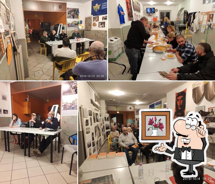 Gli interni di Casa del Popolo Pontasserchio