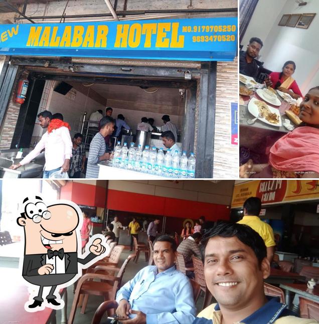 The interior of Malabar Hotel