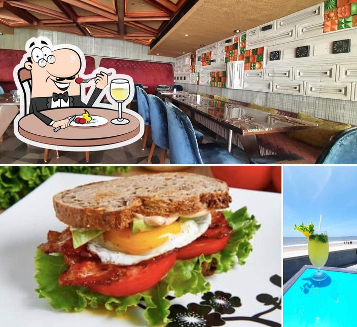 This is the photo displaying food and interior at Khyma