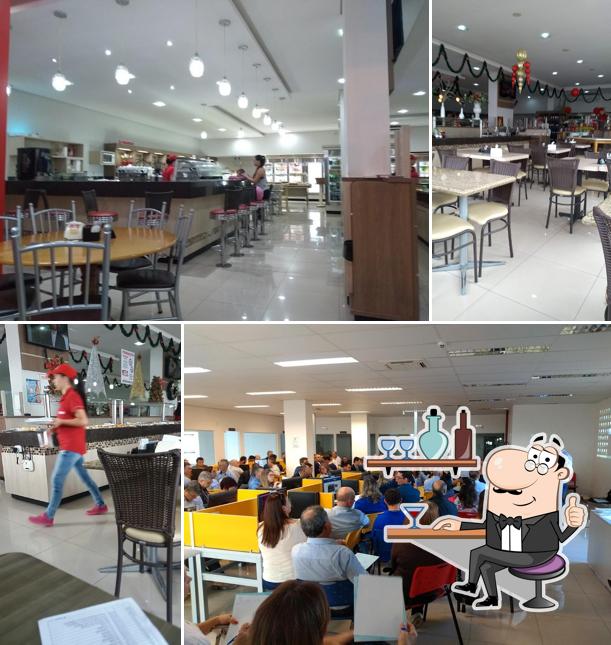 O interior do Padaria Bawaria