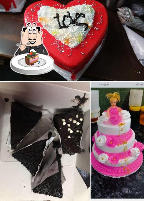 Chocolate cake at Sanjay Bakery
