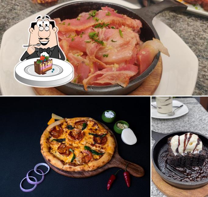 Chocolate cake at Tesorio: The Sourdough Pizza Kitchen