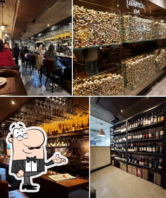 O interior do Vino! Pinheiros