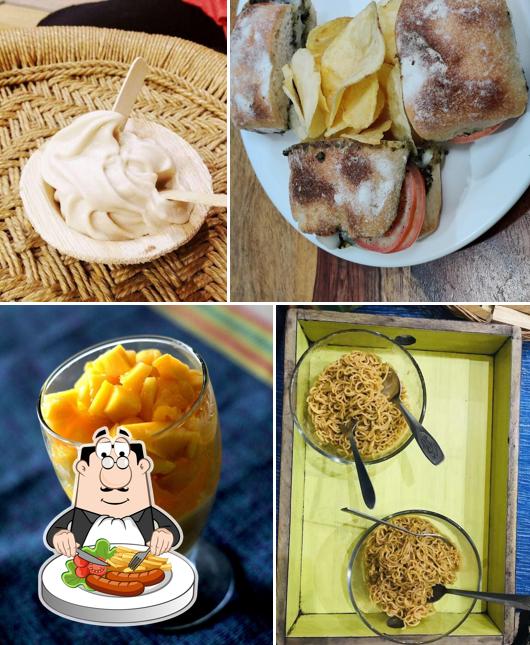 Food at Pagdandi Bookstore & Coffee