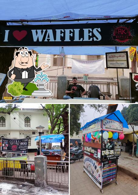 The exterior of AK WAFFLES