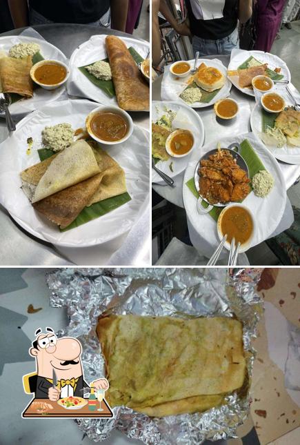 Food at Mani's cafe