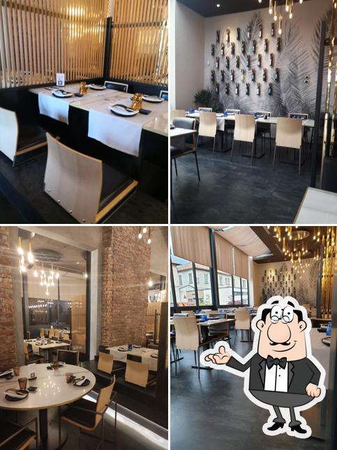 Gli interni di Mura Fusion Restaurant