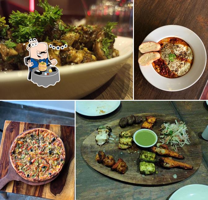 Meals at Behind the bar