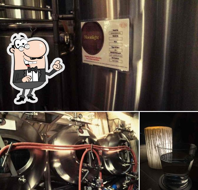 The photo of exterior and alcohol at OVER THE MOON