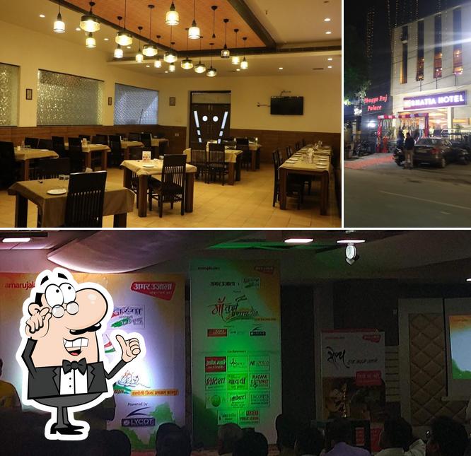 The interior of Bistro Restaurant-Bhatia Hotel