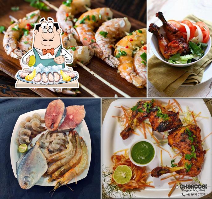 Get seafood at CHARCOAL - THE CLOUD KITCHEN