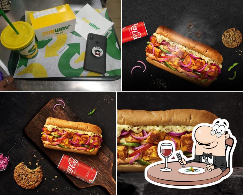 Food at Subway DLF Cyber City Road