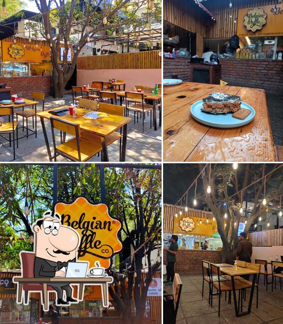 The interior of The Belgian Waffle Co