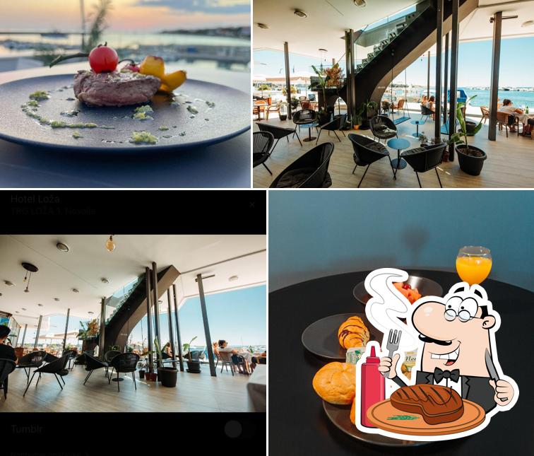 Theatro Novalja Center - Restaurant & Bar serve pasti a base di carne