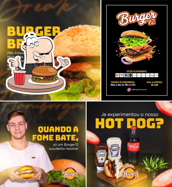 Hambúrguer em BURGER 12