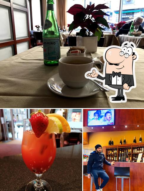 Questa è la foto che raffigura la interni e alcol di Bistro