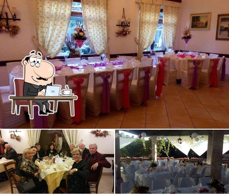 Dai un'occhiata agli interni di Hostaria Ai Pini