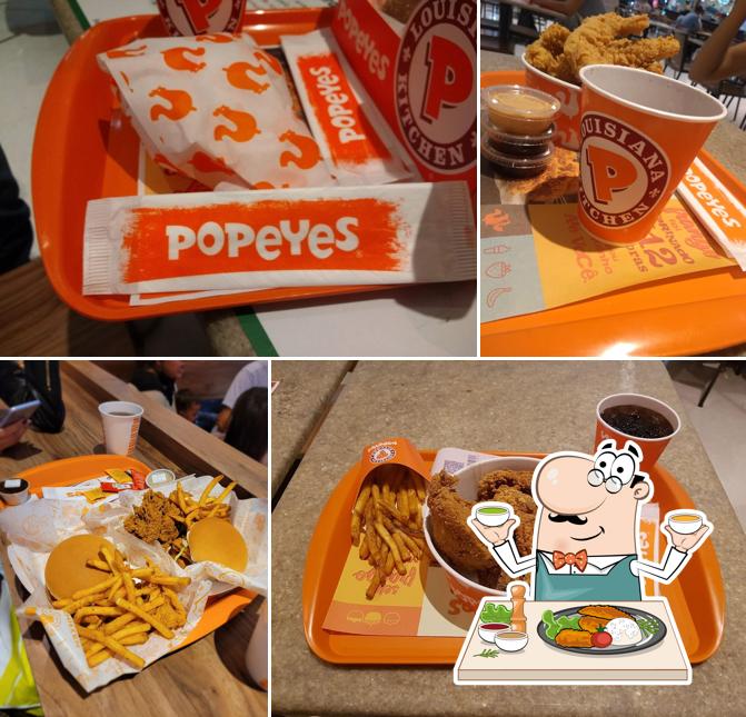 Comida em Popeyes Louisiana Kitchen