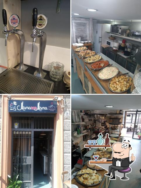 La immagine della interni e cibo di Caffetteria M'ama non M'ama