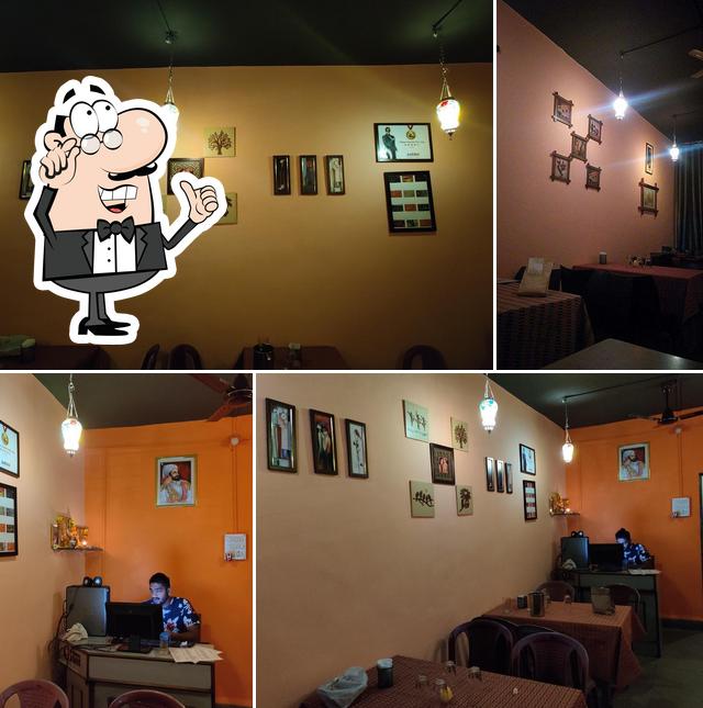 The interior of Machli seafood restaurant