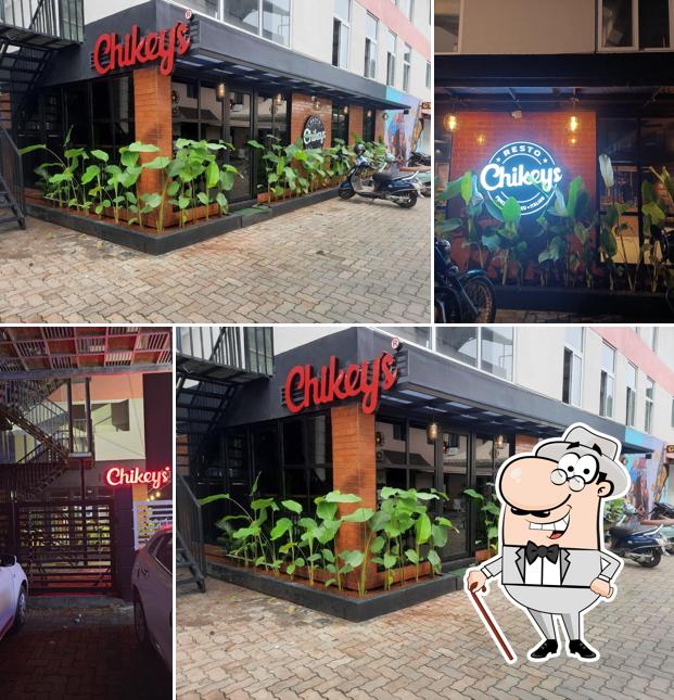 The exterior of Resto Chikeys Guruvayoor