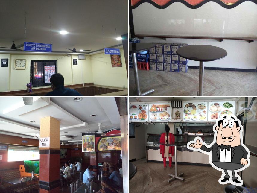 The interior of SRI KRISHNA VEG HOTEL