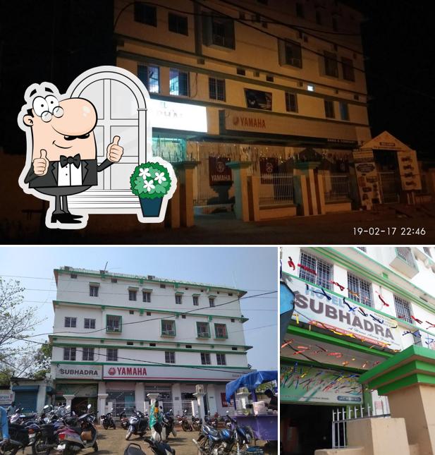 Check out how Subhadra Hotel looks outside
