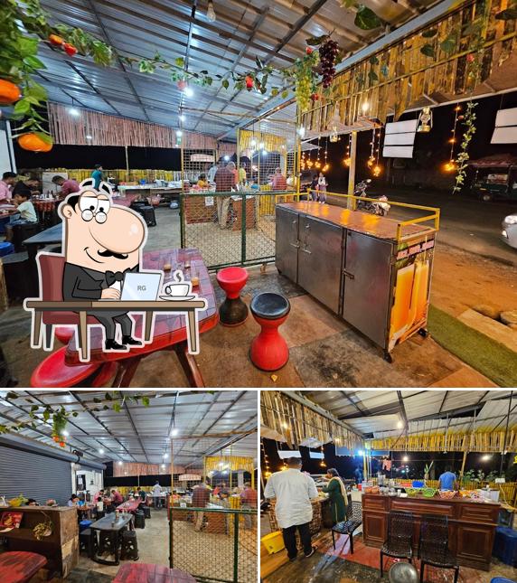 The interior of Sudheesh's Thattukada