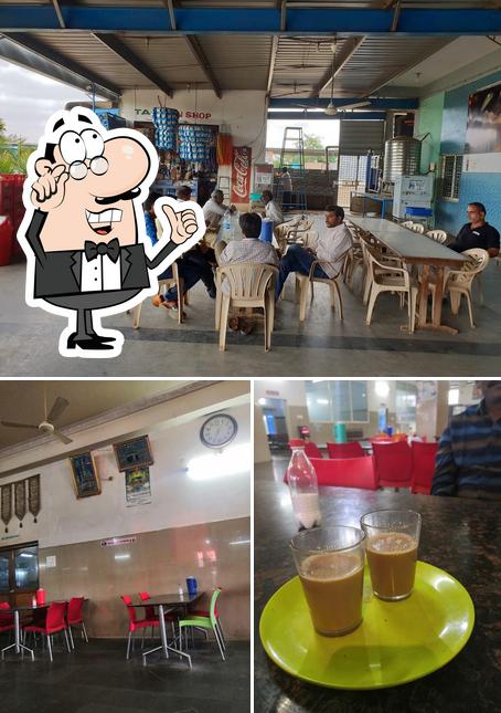 The interior of Masrath family dhaba