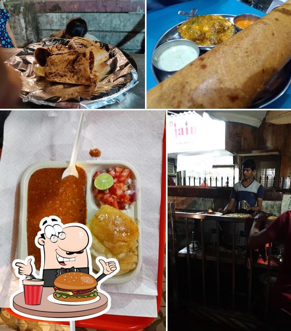 Get a burger at Tejas Dosa