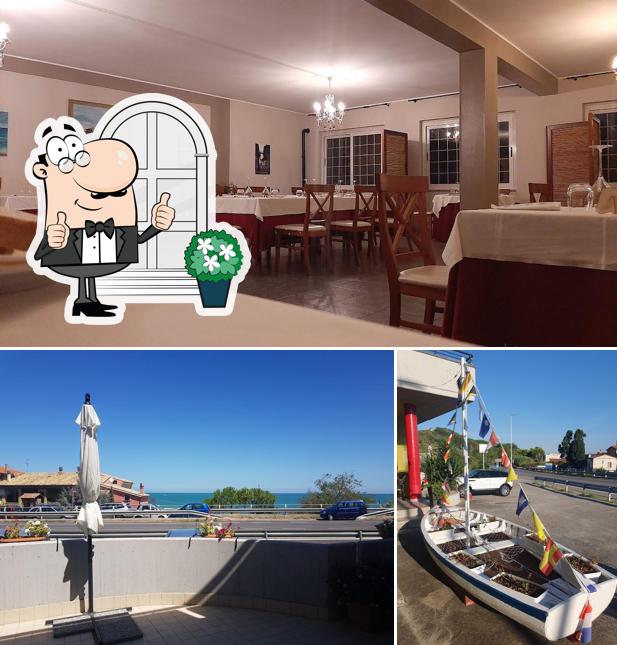 Questa è la foto che raffigura la esterno e interni di Ristorante La Scogliera