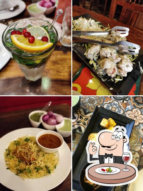 Food at Sandoz Restaurant - Shivaji Stadium
