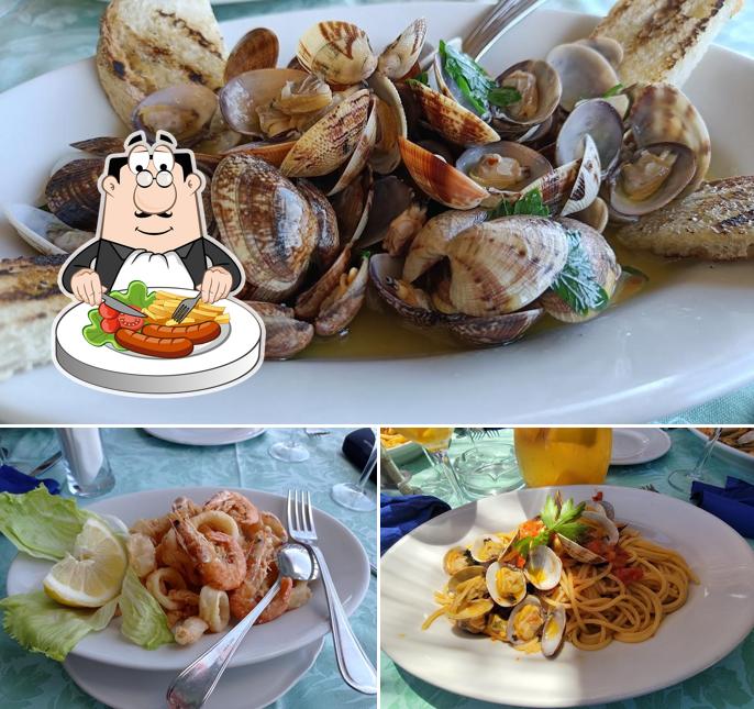 Cibo al ristorante i pirati