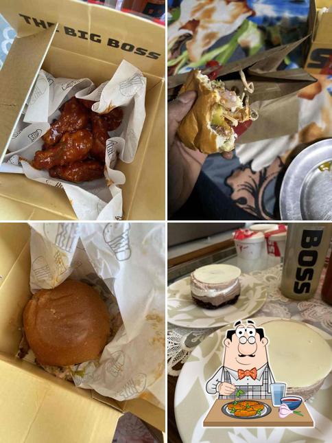 Chicken wings at Boss Burger