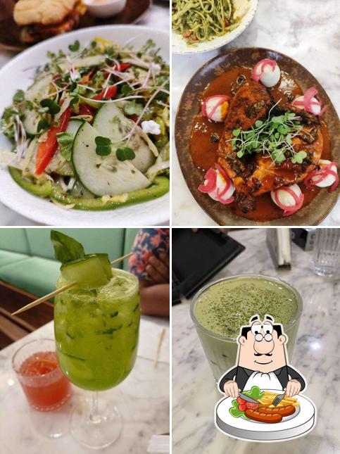 Pork chop and ceviche at Alchemist Coffee Company Jaipur