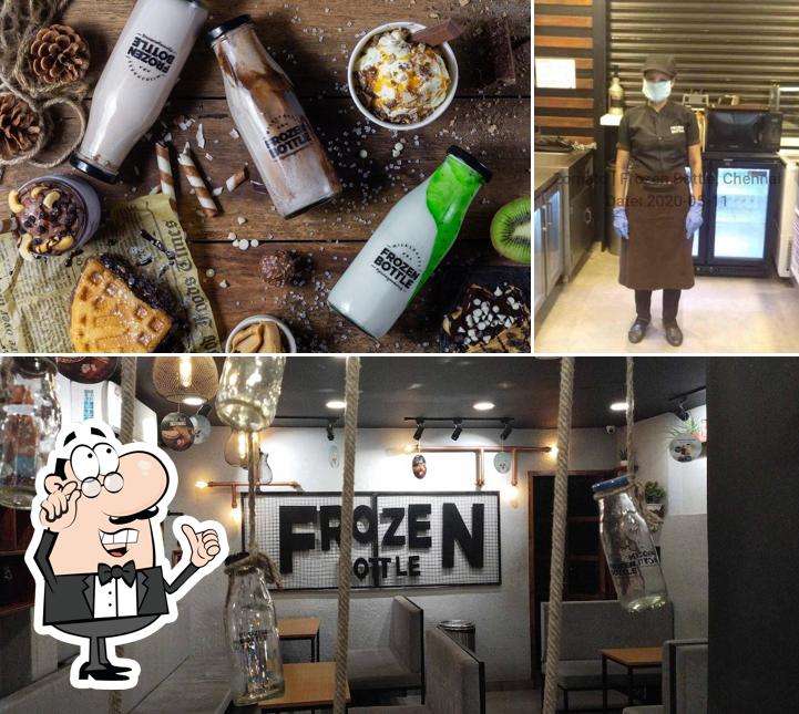 The interior of Frozen Bottle - Milkshakes, Desserts, and Ice Cream