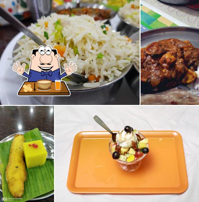 Food at Sree Saravana Bhavan