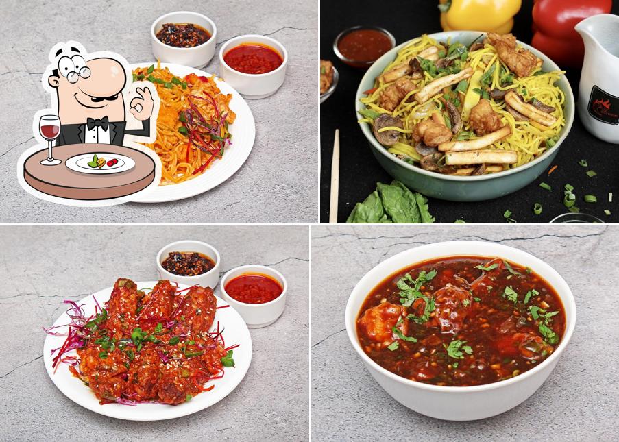 Food at Hot Duck