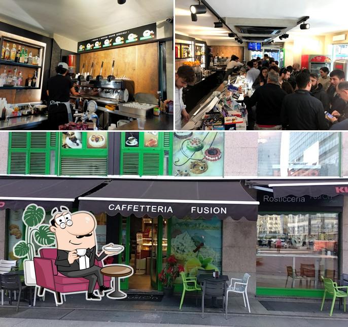 Gli interni di FusiOn Bar