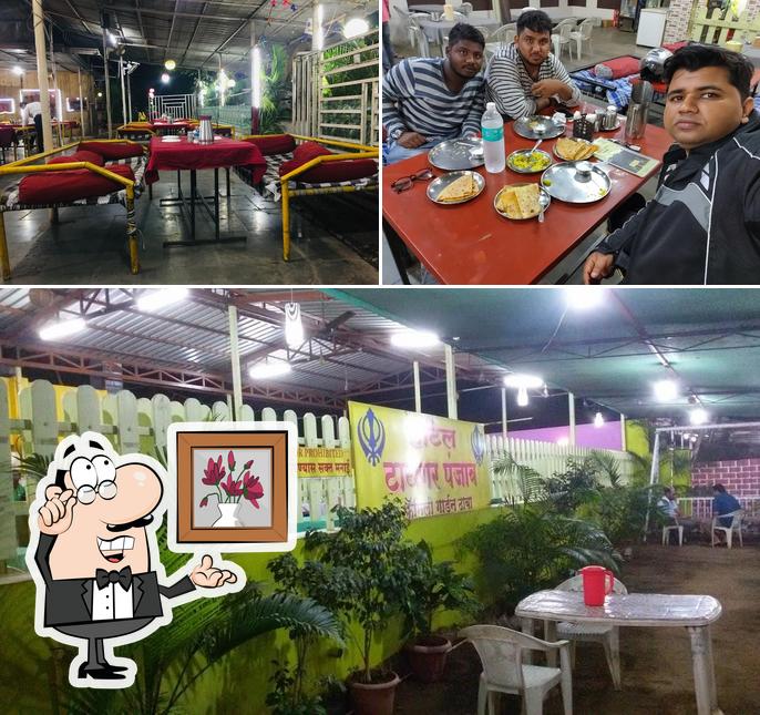 The interior of Tiger Punjab family Dhaba